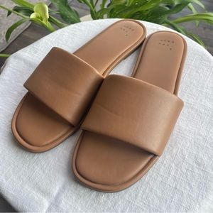 *NEW* Cognac Slide Sandals